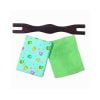 Cradle Cloth with Neem Wood Separator and Mosquito Net Pack of 3 Green 0-2 Years