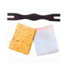 Cradle Cloth with Neem Wood Separator and Mosquito Net Pack of 3 Orange 0-2 Years