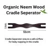 Organic Neem Wood Cradle Seperator